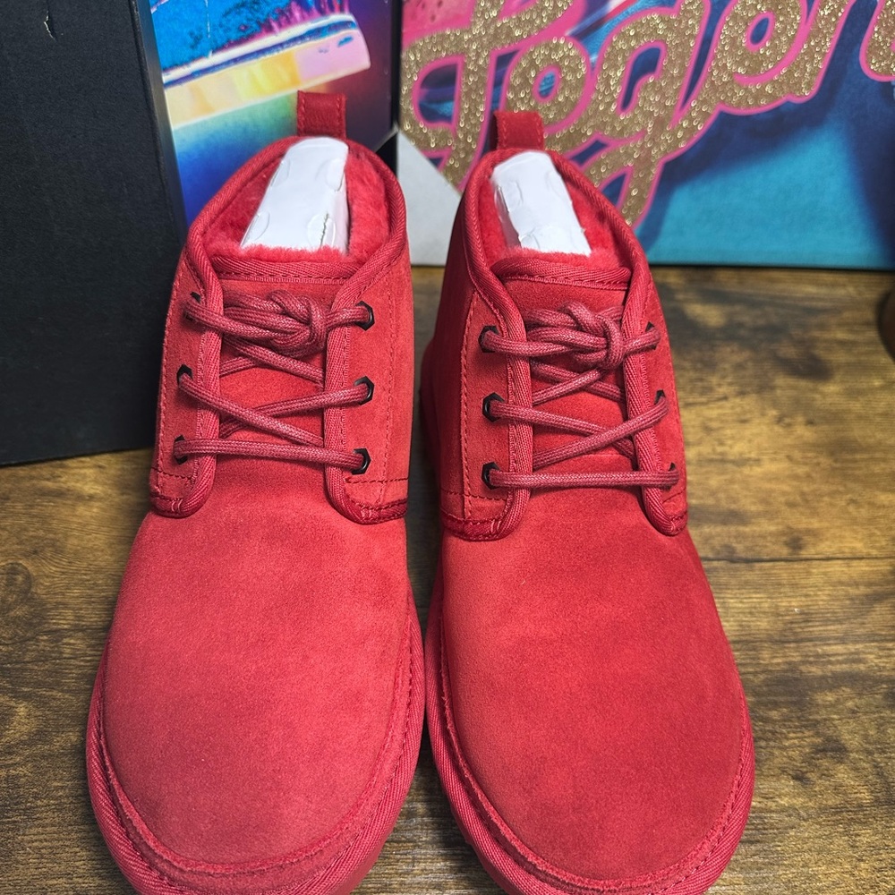 UGG Neumel Boot Samba Red Men size 8 - Picture 5 of 10